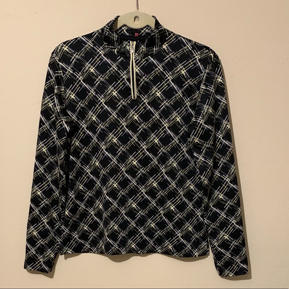 2 for $10 Black & white Grand Slam Top Size Medium